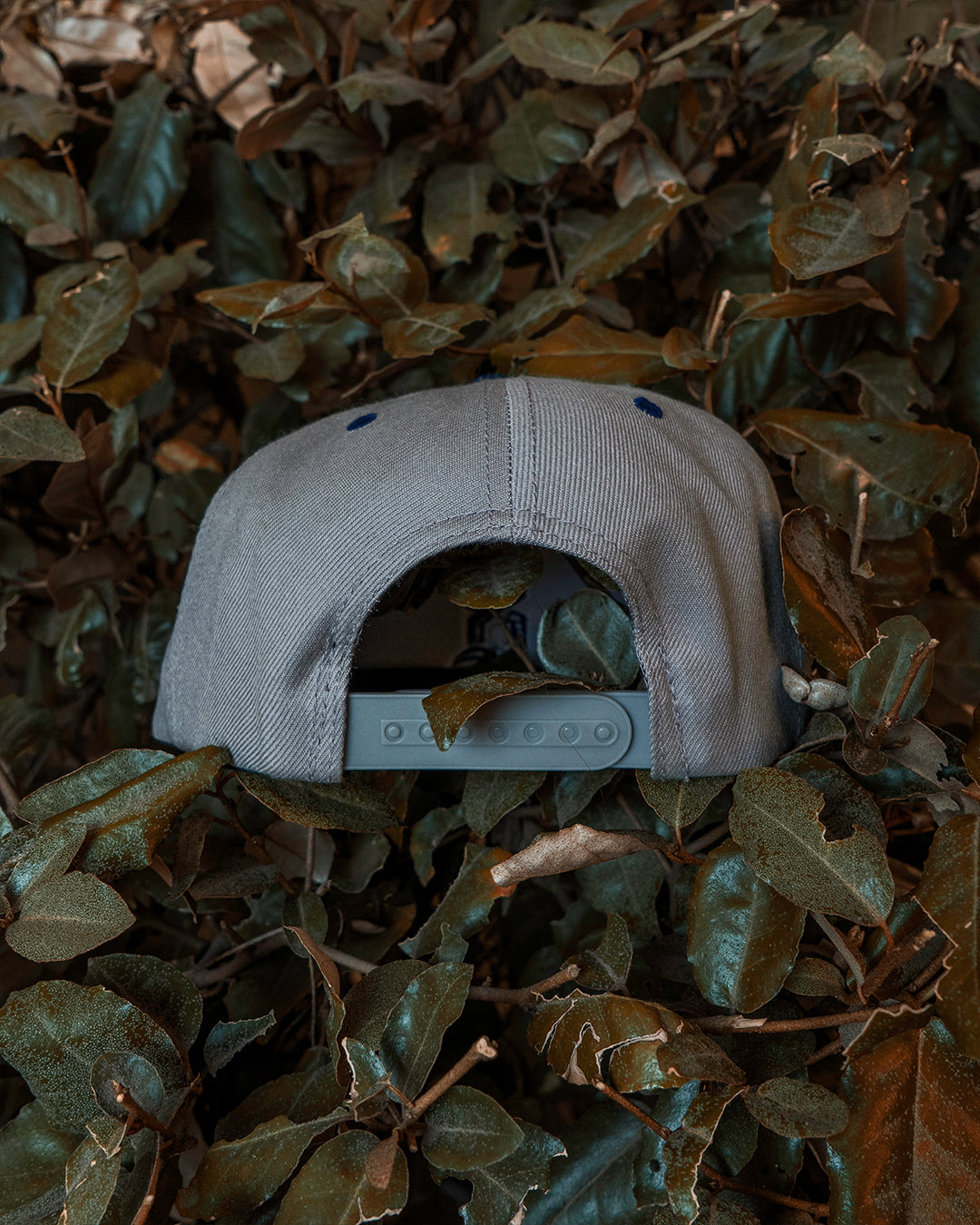 Grey/Navy Blue Ole English 8 (W/Patch)