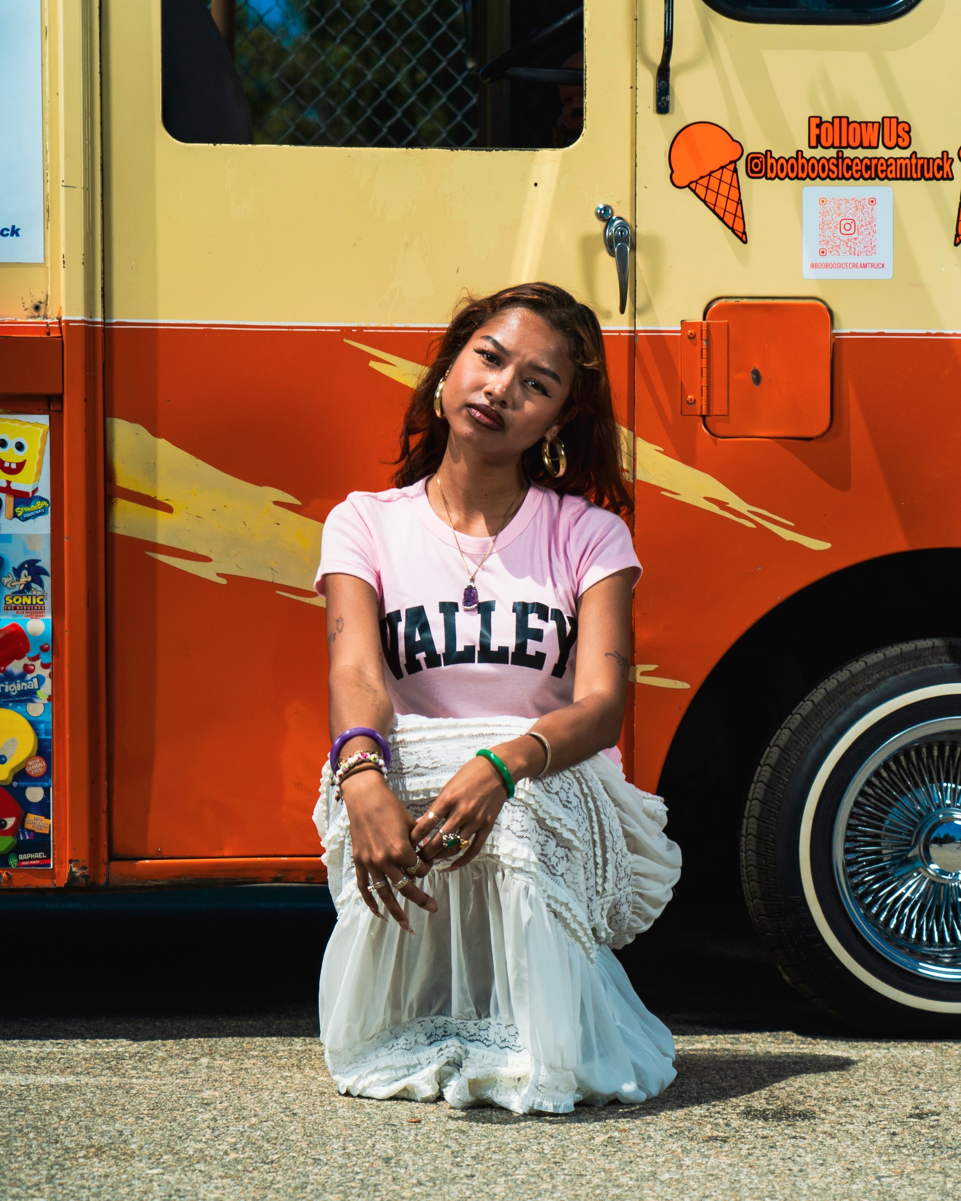 Girls Pink Valley Crop Top