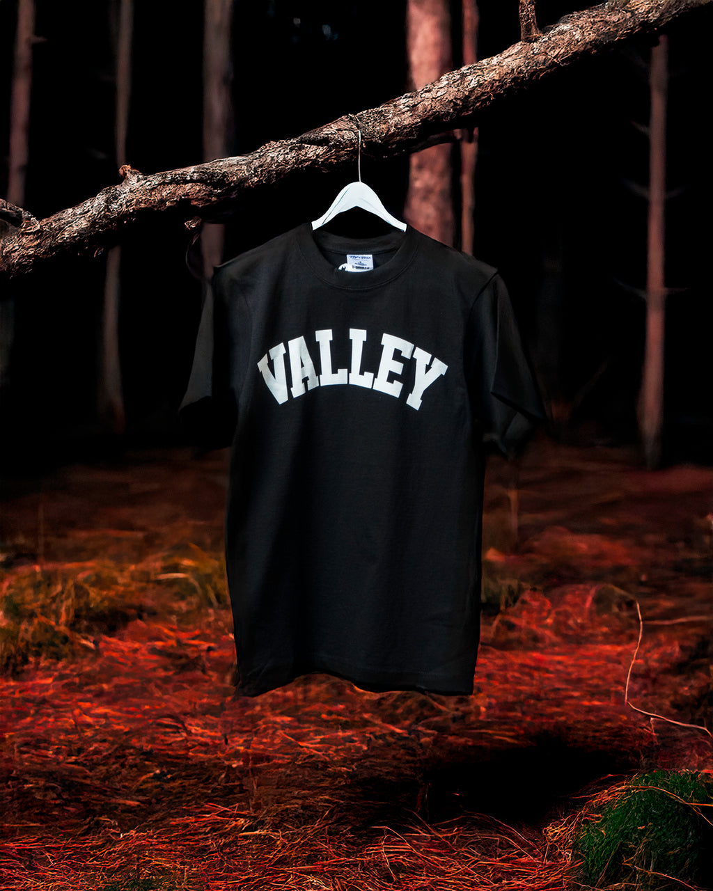 White/Black Valley Tee