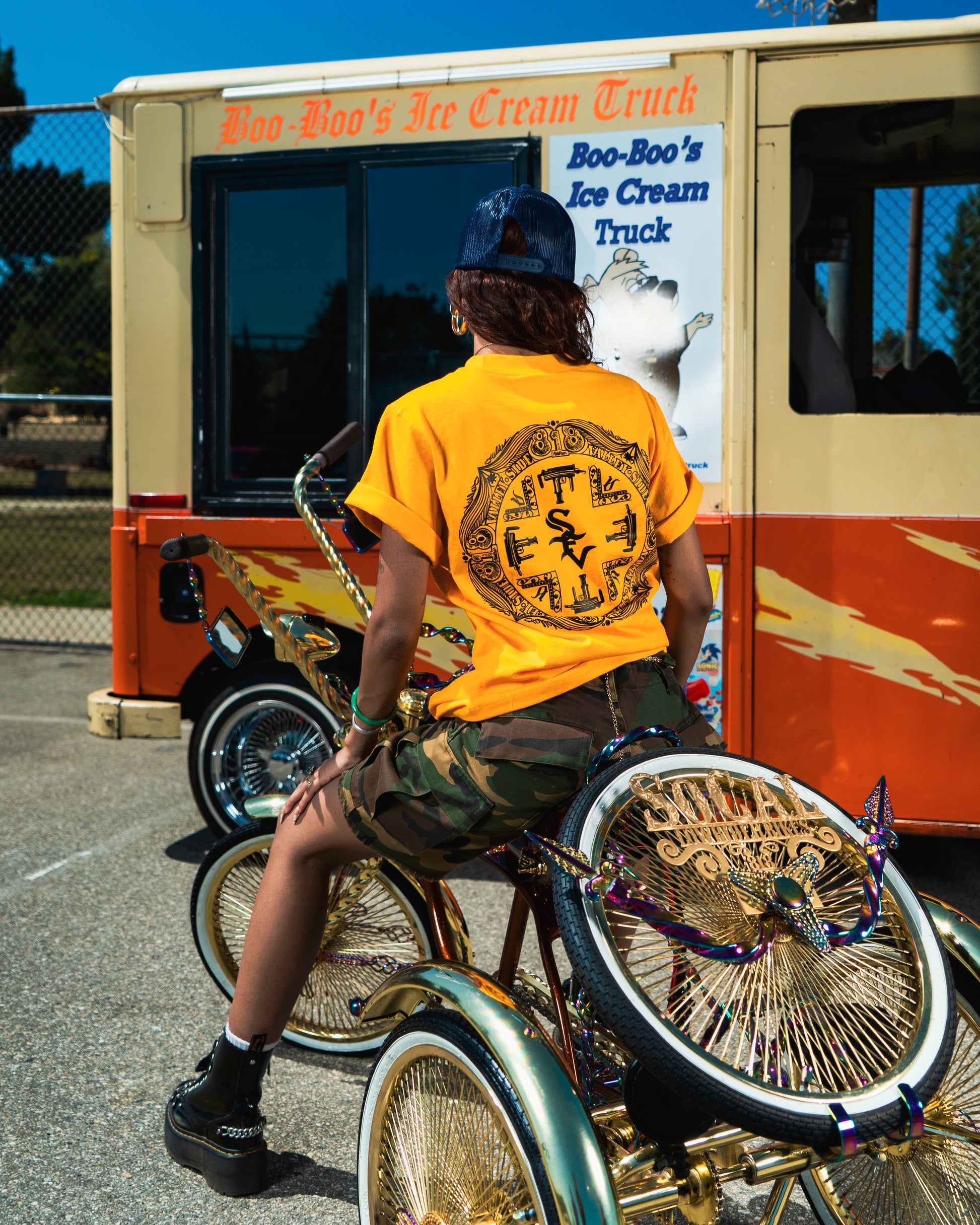 Gold/Black Valleyside Tee
