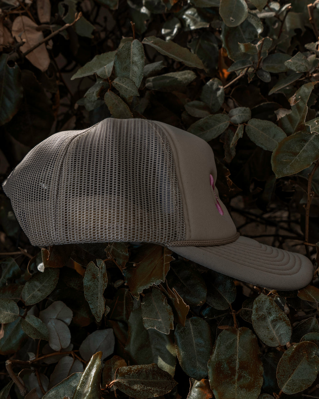 Beige/Pink Ochos Trucker