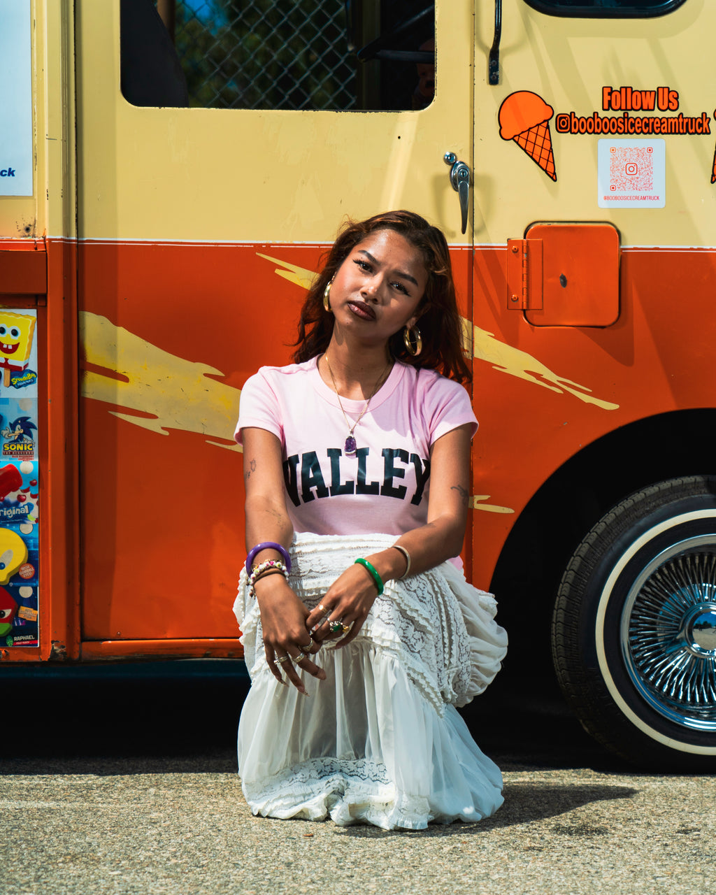 Girls Pink Valley Crop Top
