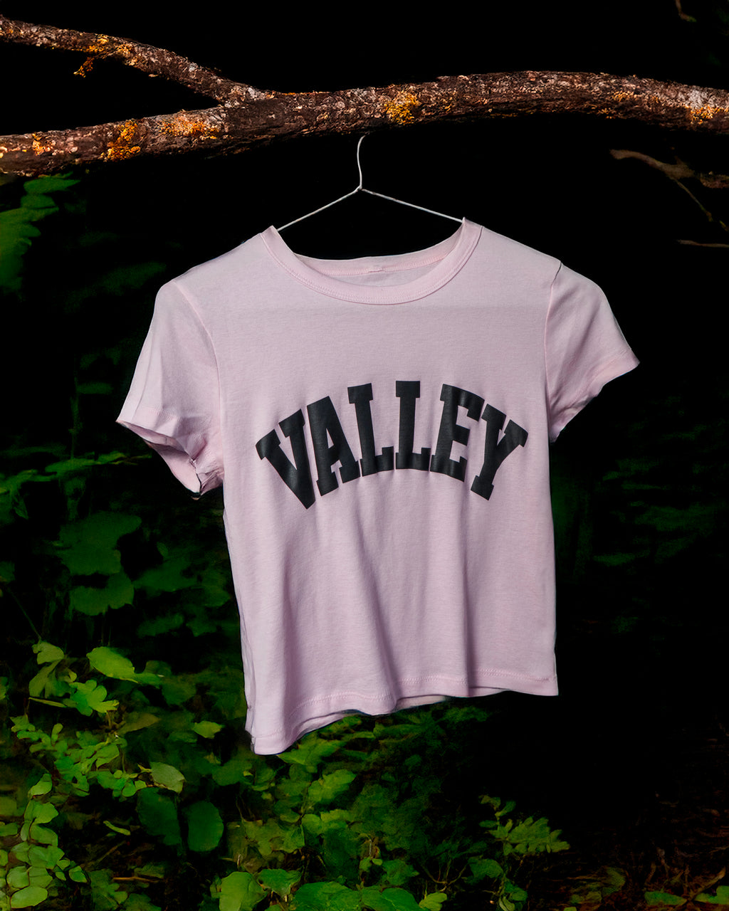 Girls Pink Valley Crop Top