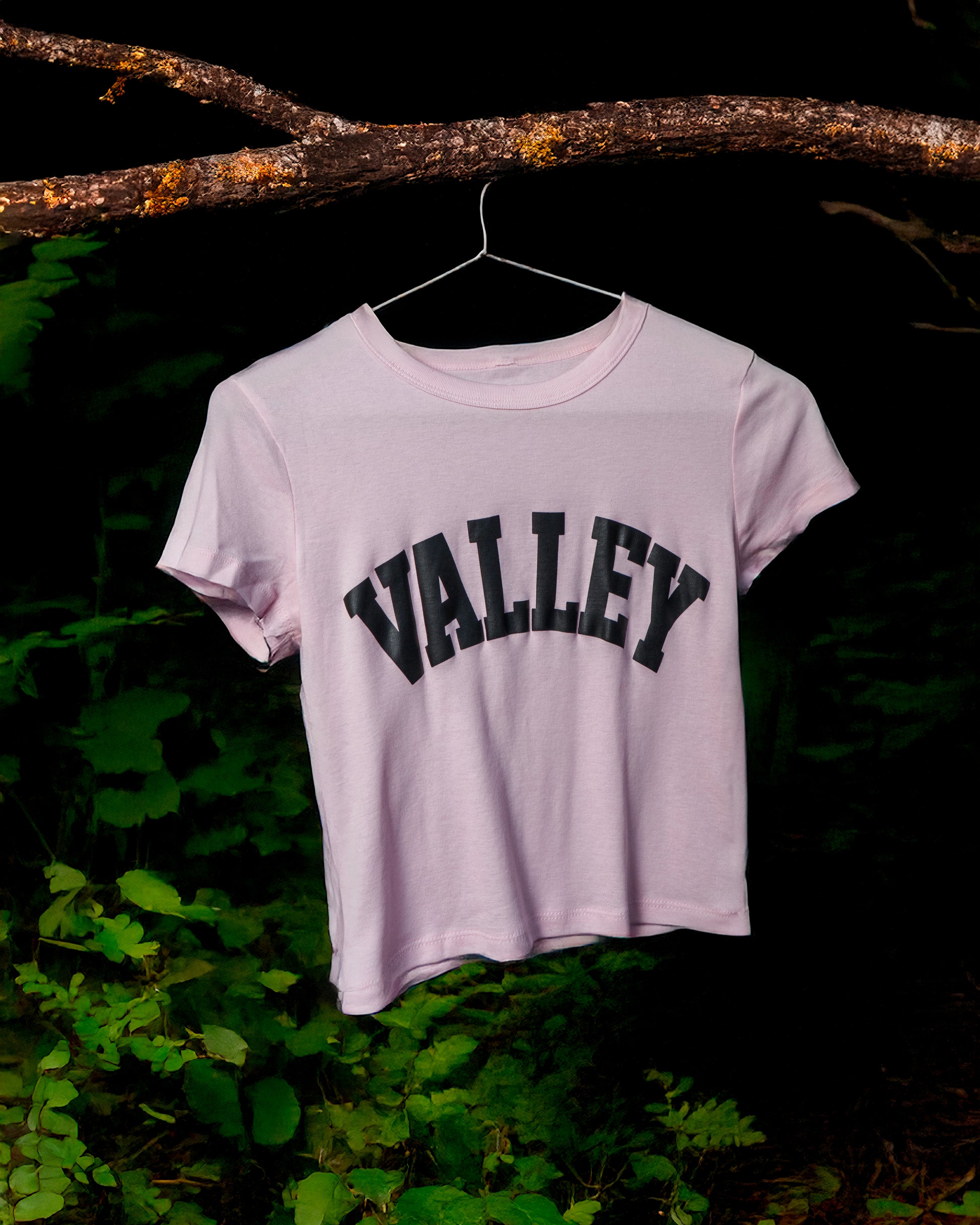 Girls Pink Valley Crop Top